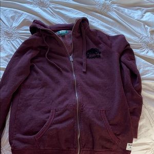 Roots Zip-up Hoodie size: M
